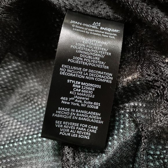 NWT Jean Michel Basquiat x Members Only Hooded Windbreaker Jacket Size L - Picture 8 of 10